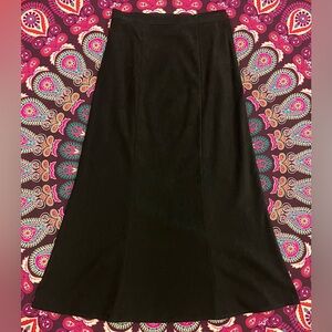 Kim Rogers Signature Black Velvet Skirt
